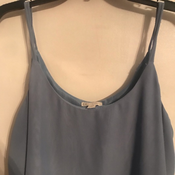 Blue Layered Tank Top - Picture 2 of 5